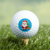 Balles De Golf Salutation joyeuse du Père Noël (T-shirt Insitu)