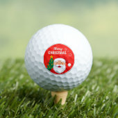 Balles De Golf Salutation joyeuse du Père Noël (T-shirt Insitu)