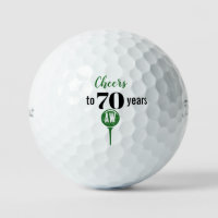Salutations à 70 ans Initiales personnalisées Anni