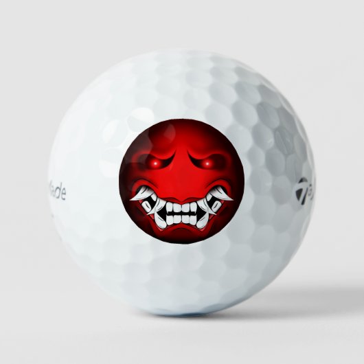 Balles De Golf Samouraïmoji (Recto)