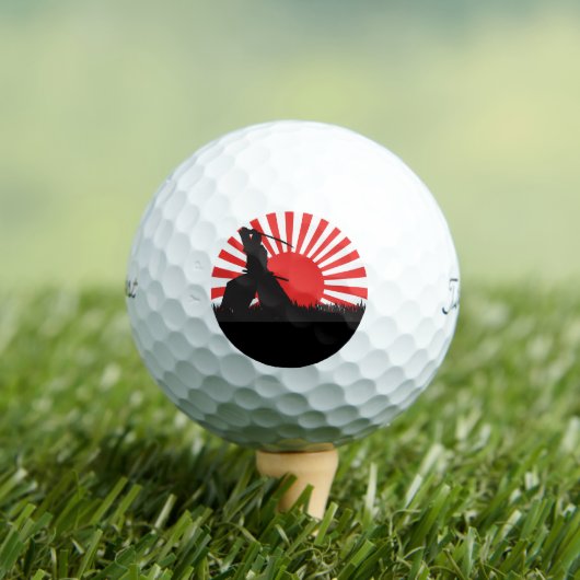 Balles De Golf Samurai Warrior Precision Golf Balls (T-shirt Insitu)