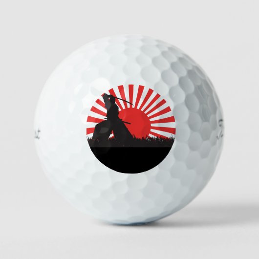 Balles De Golf Samurai Warrior Precision Golf Balls (Recto)