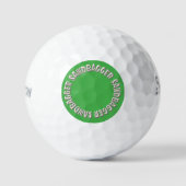 Balles de golf Sandbagger green Srixon Soft Feel 1 (Recto)