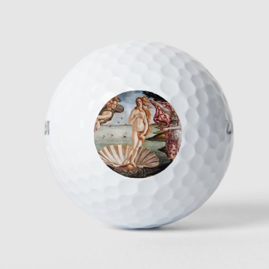 Balles De Golf Sandro Botticelli - Naissance de Vénus (Devant)
