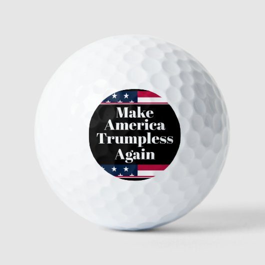 Balles de golf sans Trump (Recto)
