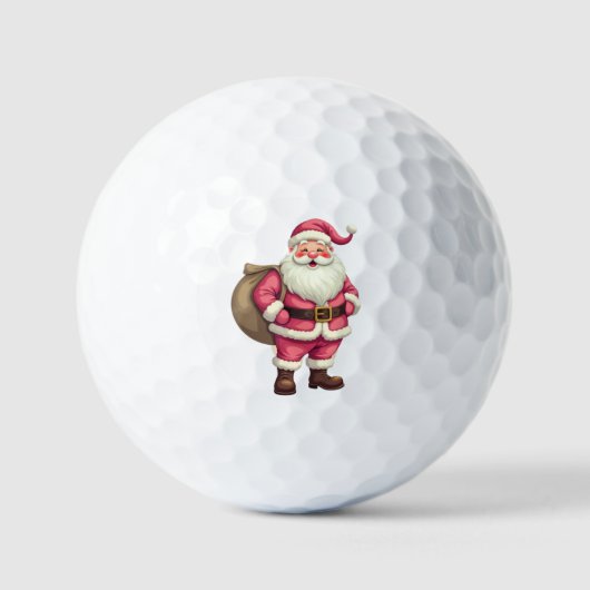 Balles De Golf Santa Claus (Recto)