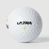 Balles De Golf santa claus sloth noël (Logo)