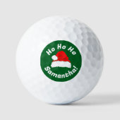 Balles De Golf Santa Hat Christmas (Recto)