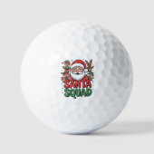 Balles De Golf Santa’s Bad Influence (Funny Santa Squad) (Recto)