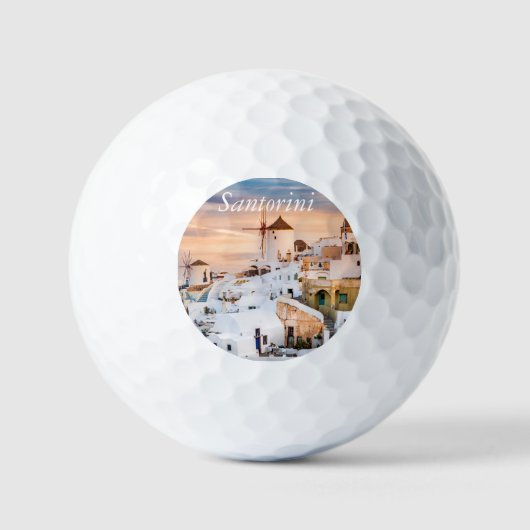 Balles De Golf Santorin Oia (Recto)