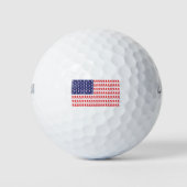 Balles De Golf Sasquatch patriotique (Devant)