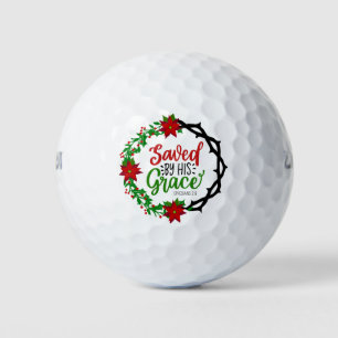 Balles De Golf Sauvé par Sa Grace Christmas Wreath