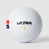 Balles De Golf Sauvez l'Amérique Trump 2024 (Logo)