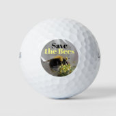 Balles De Golf Sauvez les abeilles Bumble Bee Photo (Devant)