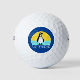 Balles De Golf Sauvez Les Pingouins