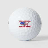 Balles De Golf Save America Impeach Biden (Devant)