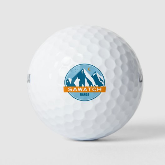Balles De Golf Sawatch Range Colorado (Devant)