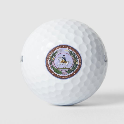 BALLES DE GOLF SCEAU DE LA CONFÉDÉRATIE (Devant)