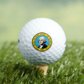 Balles De Golf Sceau de l'État de Washington - (T-shirt Insitu)