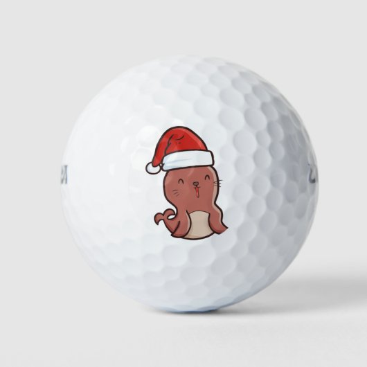 Balles De Golf Sceau de Noël (Devant)