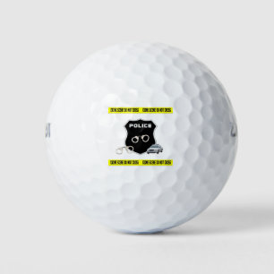 Balles De Golf Scène de crime des flics