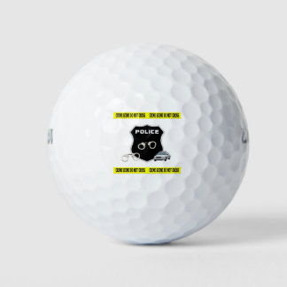 Balles De Golf Scène de crime des flics