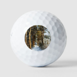 Balles De Golf Scène de neige de la forêt be6 gbcna