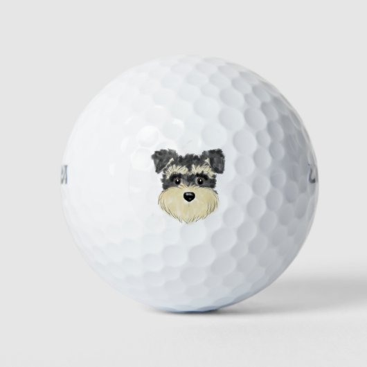 Balles De Golf Schnauzer lover gifts (Devant)
