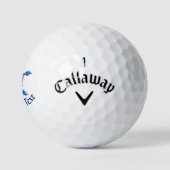 Balles De Golf Scorpion bleu (Logo)