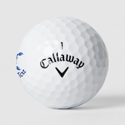 Balles De Golf Scorpion bleu (Logo)