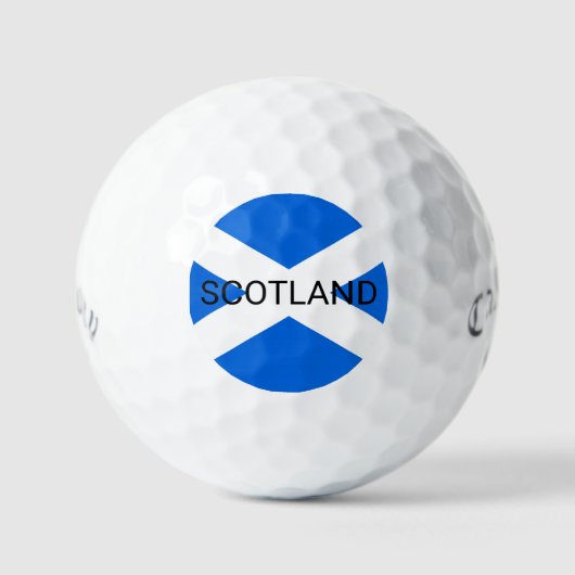 Balles De Golf Scottish Flag Scotland css gbcnt (Recto)