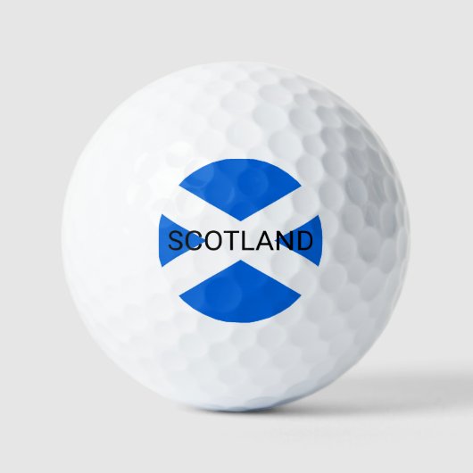 Balles De Golf Scottish Flag Scotland va gbcnt (Recto)