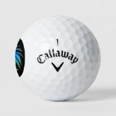 Balles De Golf Scripts de palmiers tropicaux personnalisés (Logo)