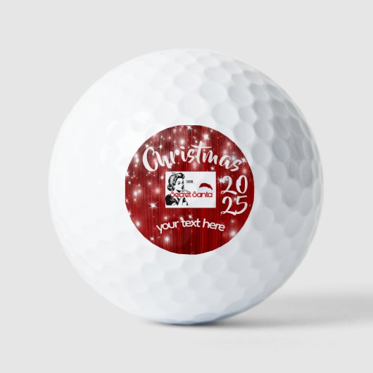 Balles de Golf Secret Santa (Recto)