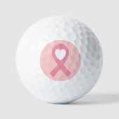 Balles De Golf Sensibilisation au cancer du sein (Recto)