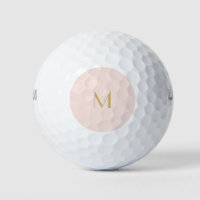 Serviette de golf personnalisée rose et or | Nom