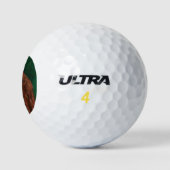 Balles De Golf Setter Rouge Irlandais (Logo)