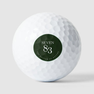 Balles De Golf Seven83 Signature Logo Golf Balls 