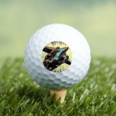 Balles De Golf SF Anime Starfighter - Woodcut (3) (T-shirt Insitu)