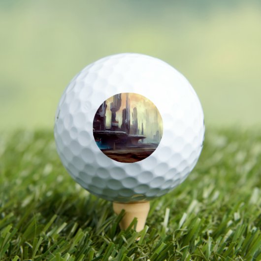 Balles De Golf SF City Strange Planet (2) (T-shirt Insitu)