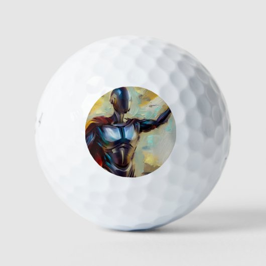 Balles De Golf SF - Héros d'intelligence artificielle (4) (Devant)