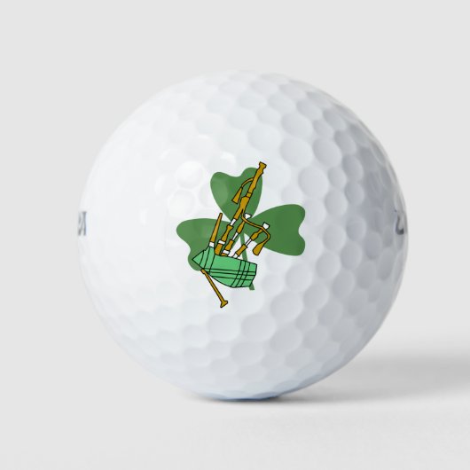 Balles De Golf Shamrock Bagpipe (Devant)
