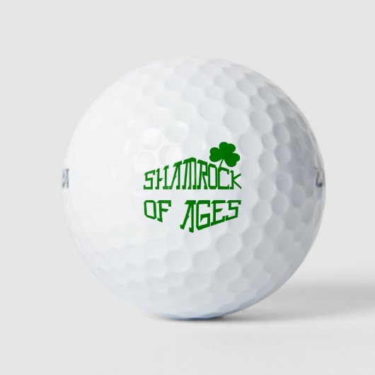 Balles De Golf Shamrock d'âge (Devant)