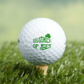Balles De Golf Shamrock d'âge (T-shirt Insitu)