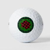 Balles De Golf Shamrock de buffle vert, Lucky Clover Charm (Devant)