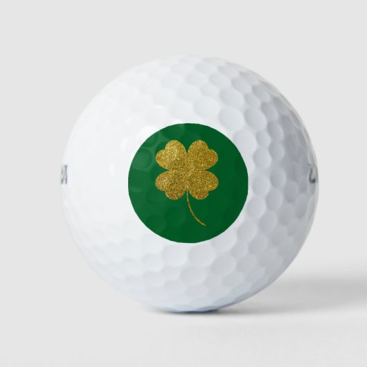 Balles De Golf Shamrock de la Saint-Patrick (Devant)