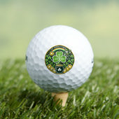 Balles De Golf Shamrock de la Saint-Patrick et Pot d'or (T-shirt Insitu)