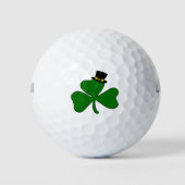 Balles De Golf Shamrock irlandais (Devant)