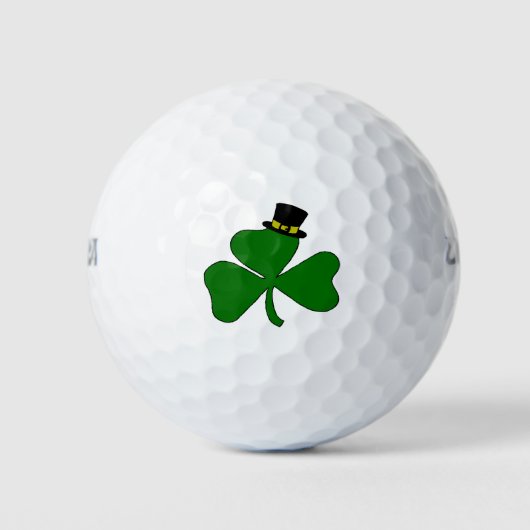 Balles De Golf Shamrock irlandais (Devant)