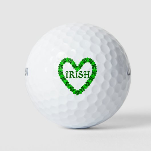 Balles De Golf Shamrock irlandais (Devant)